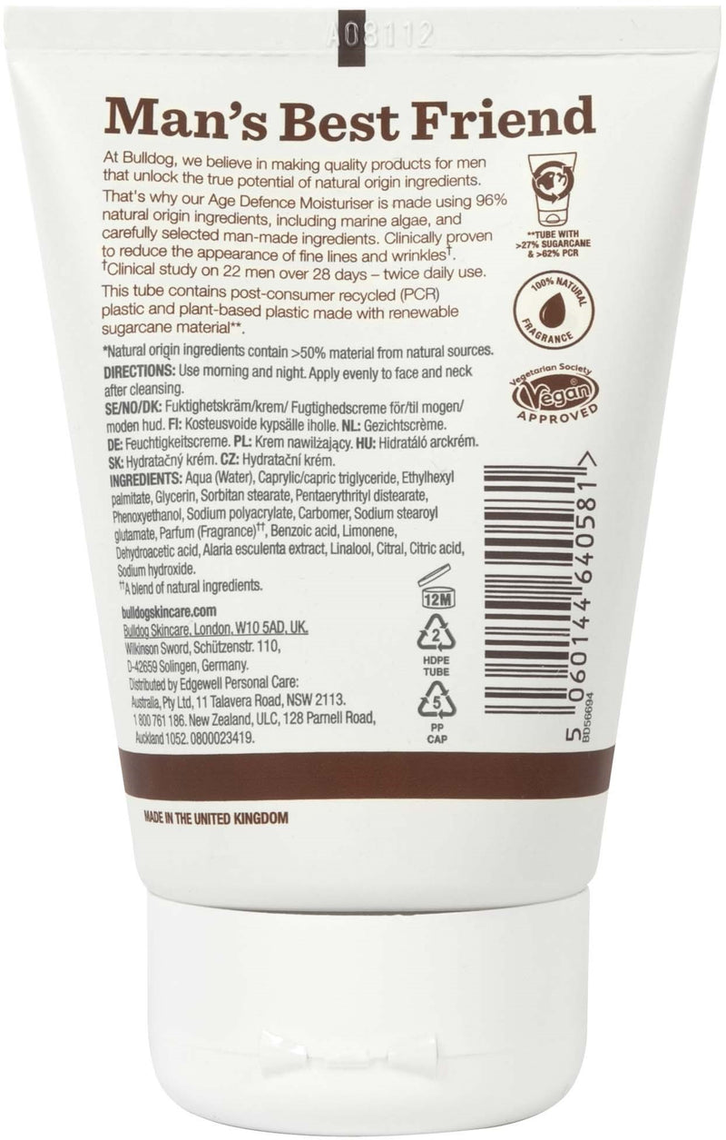 Bulldog Age Defence Moisturiser 100 ml