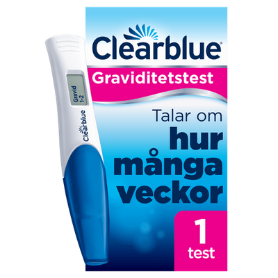 Clearblue Digital graviditetstest med veckoindikator, 1 st