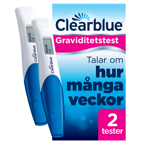 Clearblue Digital graviditetstest med veckoindikator, 2 st