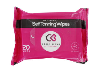 Cocoa Brown Face & Body Self Tanning Wipes 20 st