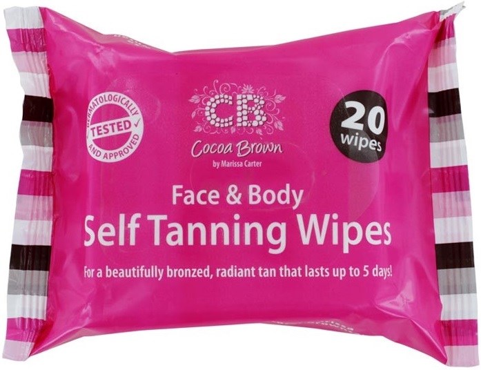 Cocoa Brown Face & Body Self Tanning Wipes 20 st