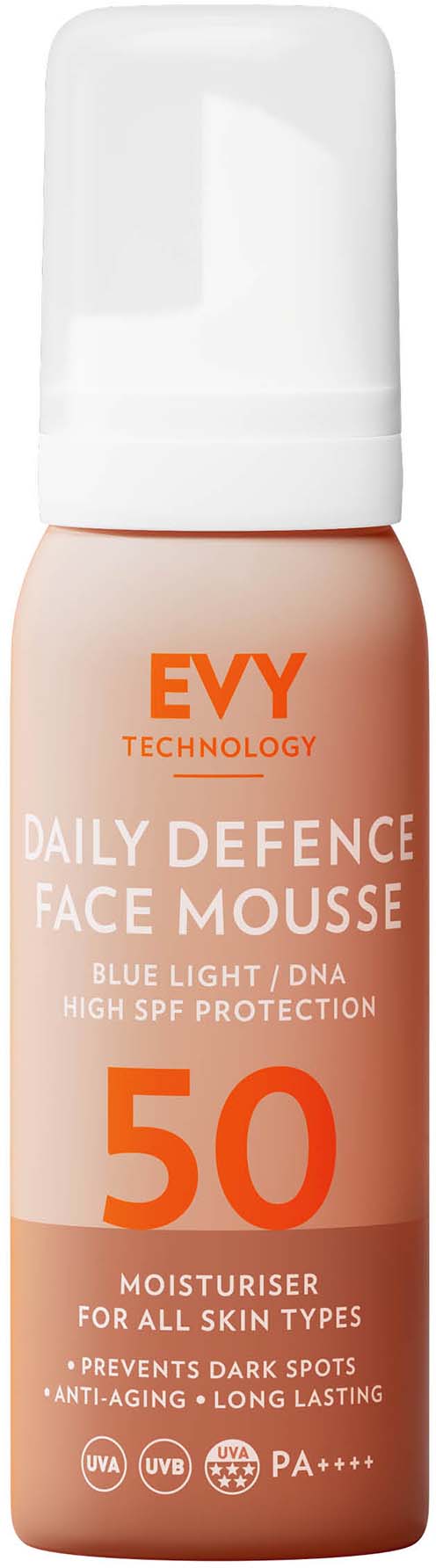 EVY Daily Defense Face Mousse SPF50 75 ml