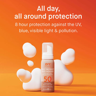 EVY Daily Defense Face Mousse SPF50 75 ml