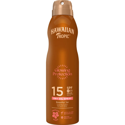 Hawaiian Tropic Glowing Protection Oil C-Spray SPF15 15 SPF