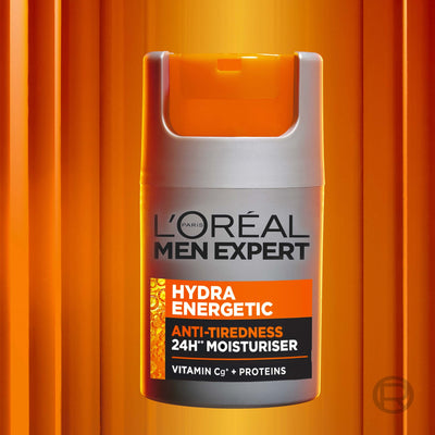 Loreal Paris Hydra Energetic Men Expert Anti-Tiredness 24H Moisturiser 50 ml