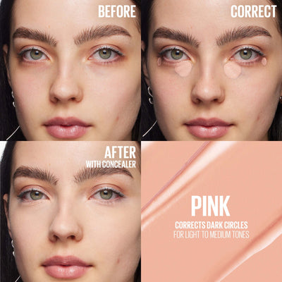 Maybelline New York Instant Anti Age Eraser Color Correcting Concealer 05 Pink