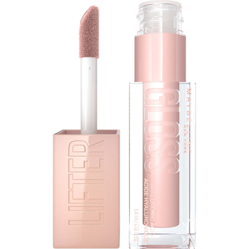 Maybelline New York Lifter Gloss, Hydrating Lip Gloss with Hyaluronic Acid  002 Ice