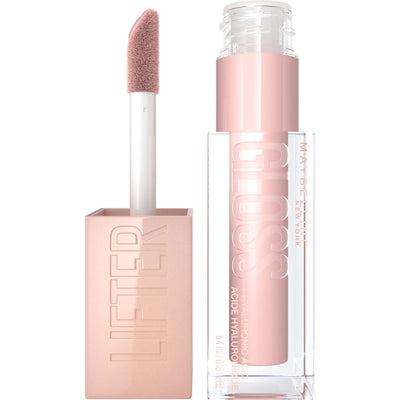 Maybelline New York Lifter Gloss, Hydrating Lip Gloss with Hyaluronic Acid  002 Ice