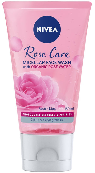 NIVEA Ansiktsrengöring Rose Care Micellar Face Wash  150 ml