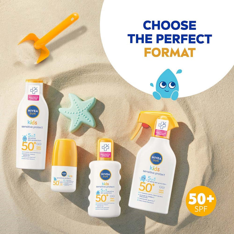 NIVEA SUN Kids Sensitive Protect Spray SPF50+ 200 ml