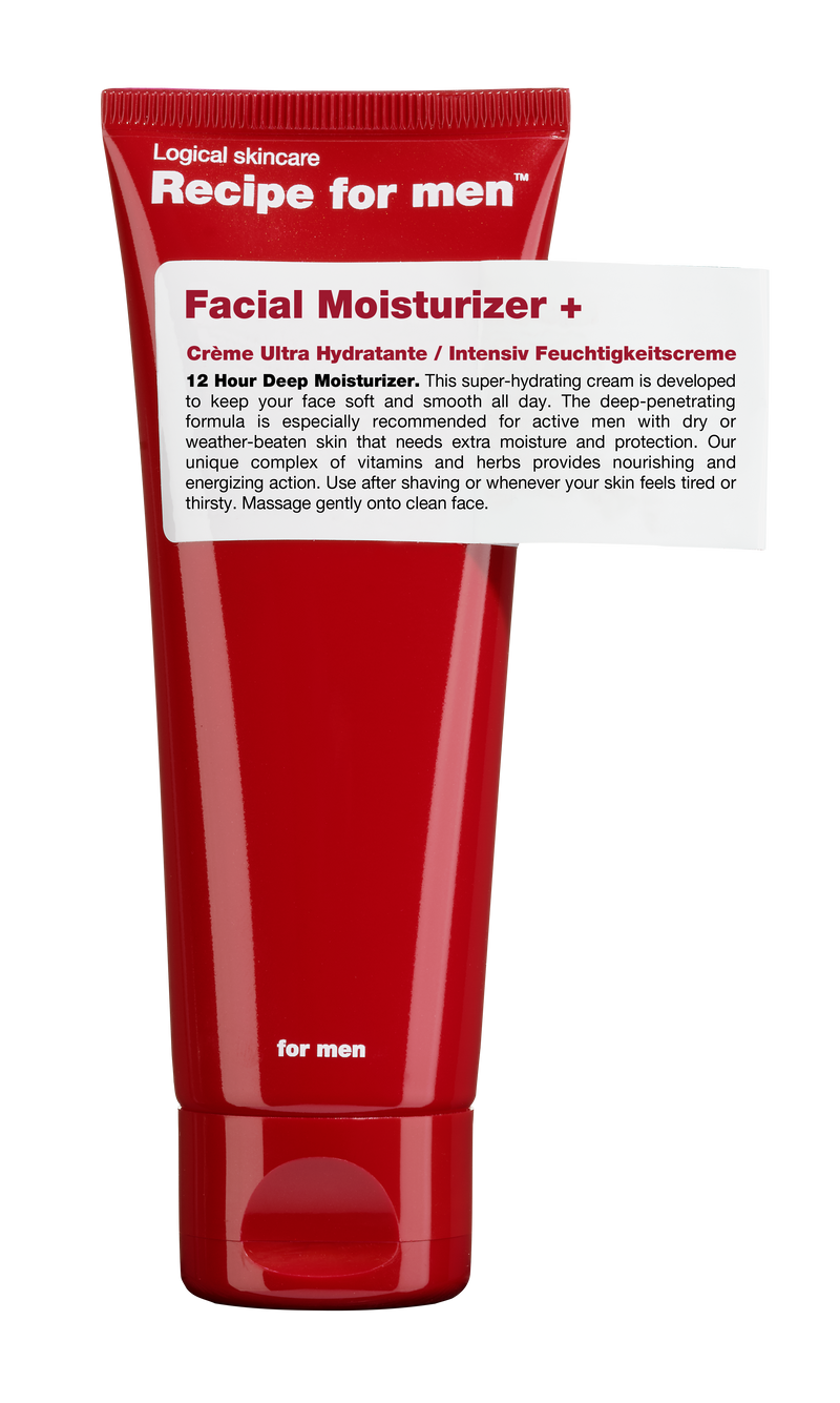 Recipe for men Facial Moisturizer + 75 ml