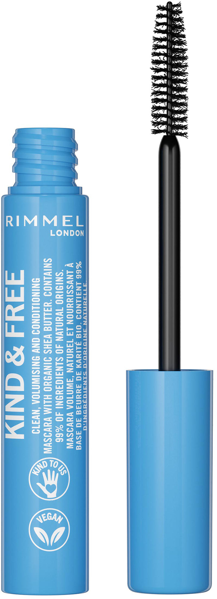 Rimmel Kind & Free Cosmetics Volume Mascara Black 001