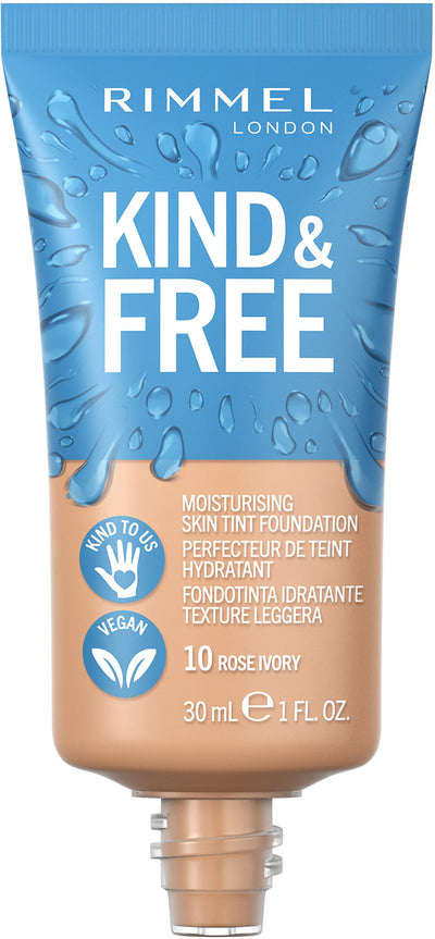 Rimmel Kind & Free Skin Tint Foundation Rose Ivory 010