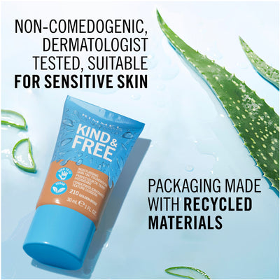 Rimmel Kind & Free Skin Tint Foundation Rose Ivory 010