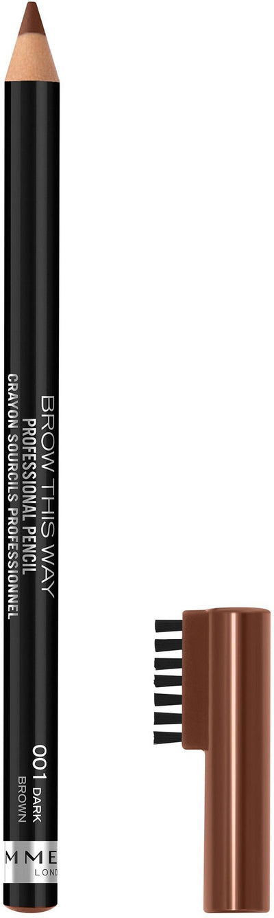 Rimmel Brow This Way Professional Eyebrow Pencil Dark Drown 001