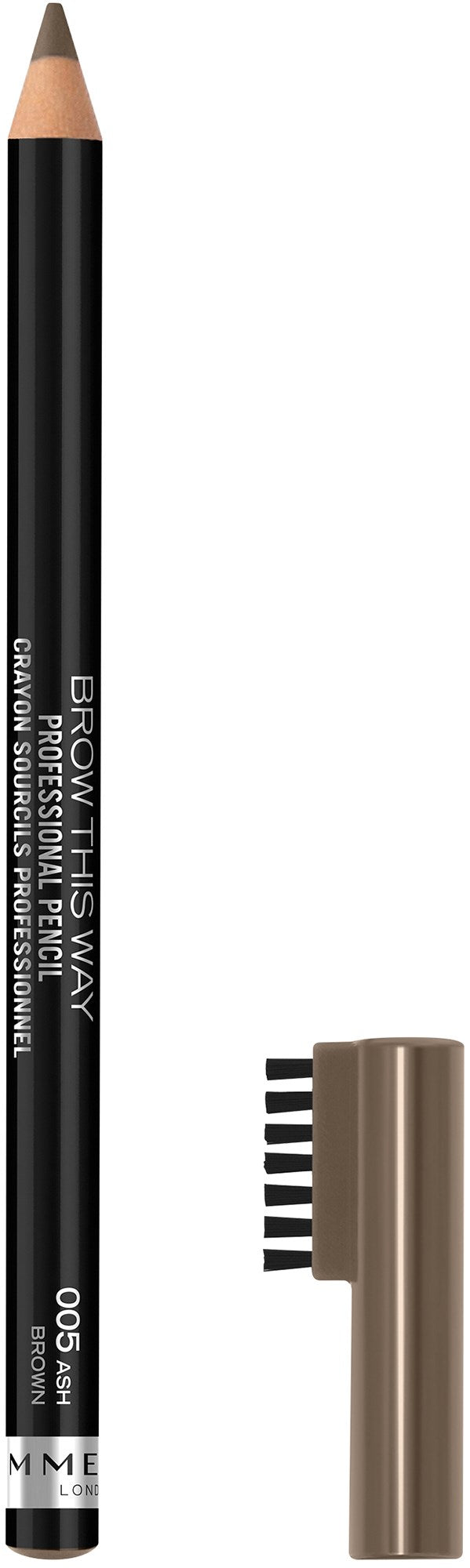 Rimmel Brow This Way Professional Eyebrow Pencil Ashbrown 005