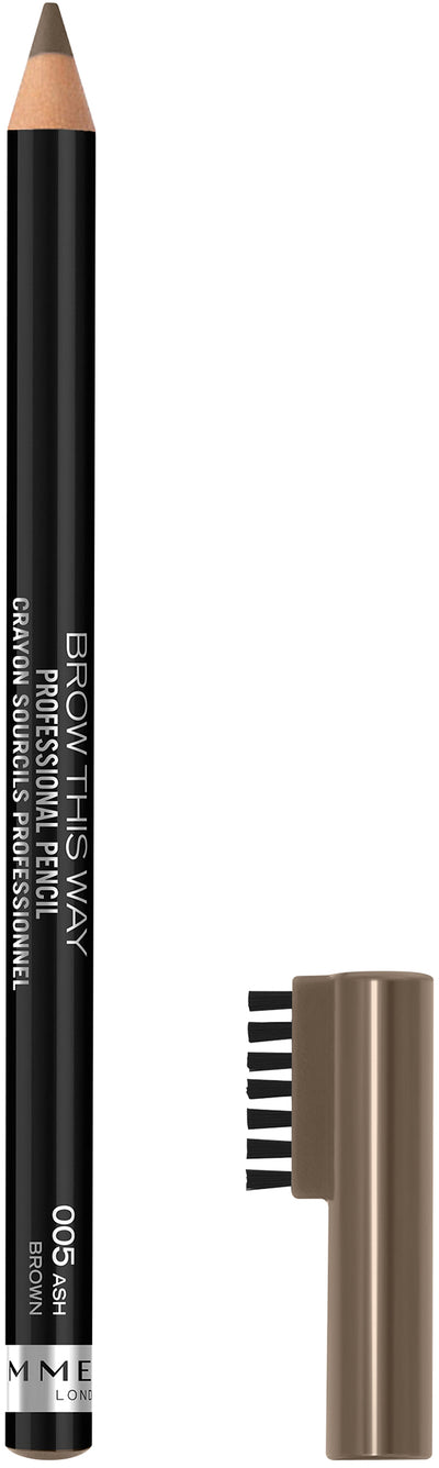 Rimmel Brow This Way Eyebrow Pencil Ashbrown 005