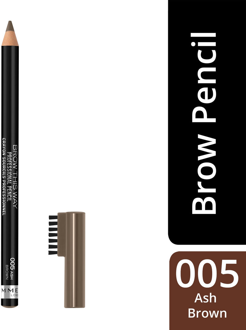 Rimmel Brow This Way Professional Eyebrow Pencil Ashbrown 005