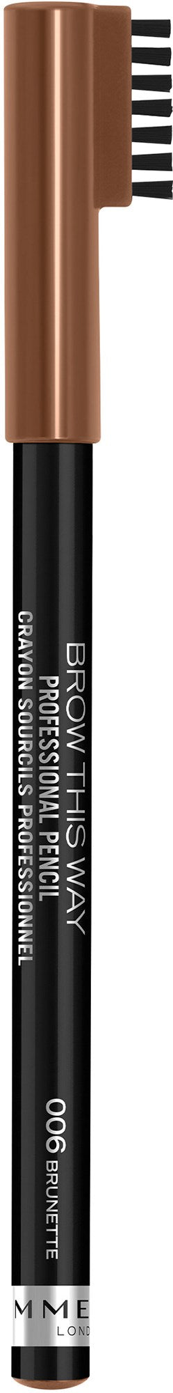 Rimmel Brow This Way Professional Eyebrow Pencil Brunette 006