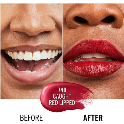 Rimmel Lasting Provocalips Lipstick 740 Caught red lipped