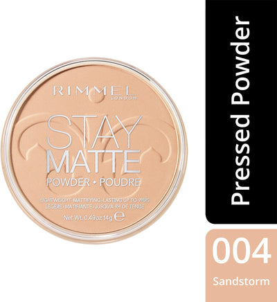 Rimmel Stay Matte Pressed Powder Sandstorm 004