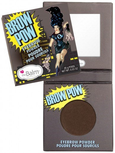 the Balm Brow Pow Powder Dark Brown