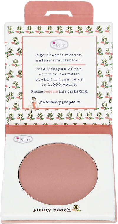 the Balm Sustainably Gorgeous Botanical Blush Single Blush Peony Peach #3