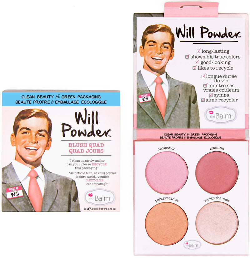 the Balm Will Powder Blush Quad